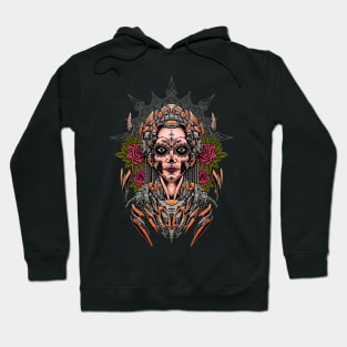 Great Dia De Los Muertos Illustration Hoodie